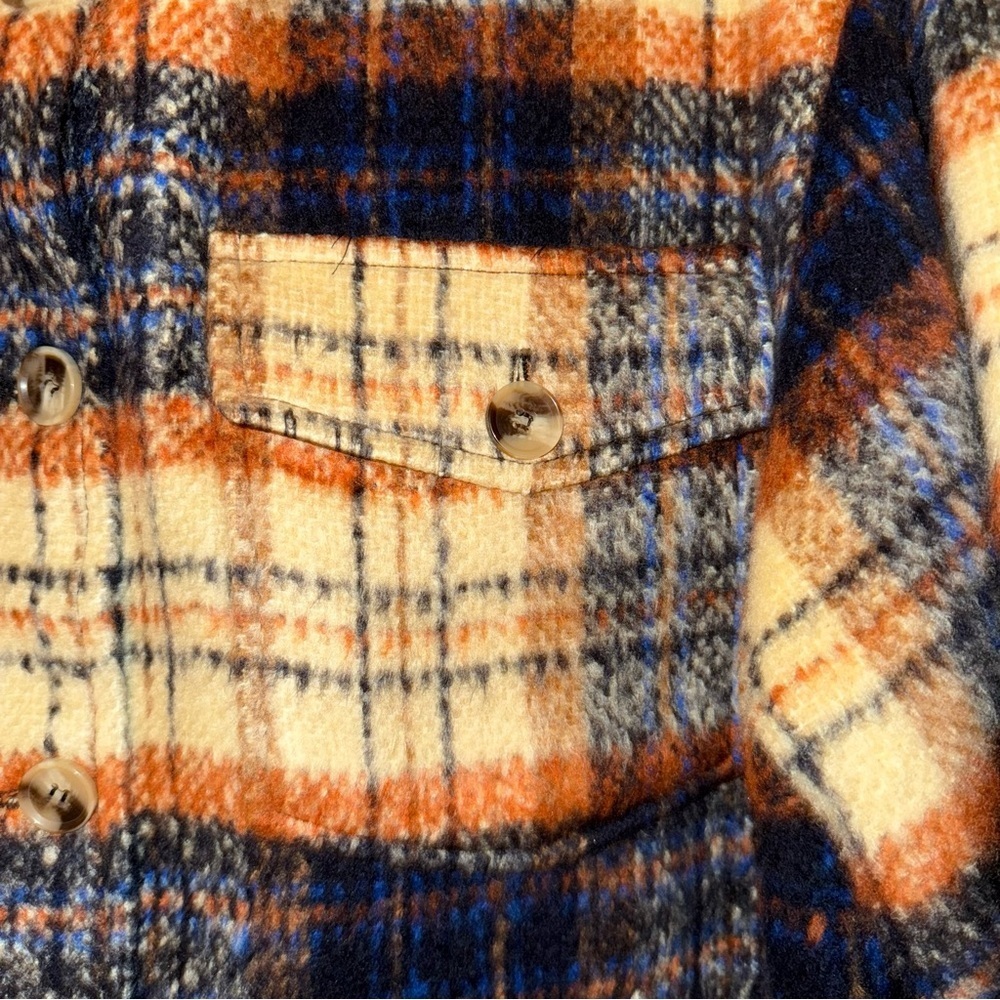 Topshop  Wool Plaid Shacket - Picture 4 of 7